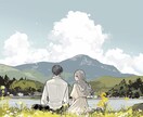 お洒落な雰囲気のイラスト描きます 商用利用OK。自由に利用下さい。迅速に対応いたします。 イメージ4