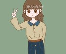 SNSで使える！女性向け＊可愛いアイコン作ります 依頼者それぞれのイメージに沿って色んなジャンルの子を描きます イメージ5