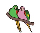 アイコン風　鳥イラスト　描きます ワンポイント凝ったユニークさ。鳥が得意。動物もOK♪ イメージ2