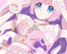 かわいい女の子のイラスト描きます 優しい雰囲気の女の子のイラストが必要な方へ イメージ3