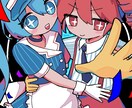 SNSなどのアイコンイラストを描きます かわいい女の子の絵が得意です！修正回数無制限！ イメージ2