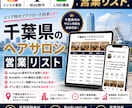 営業しやすい千葉県のヘアサロンリストを売ります インスタ運用・Web制作・LINE構築向け厳選リスト① イメージ1