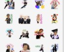 愛犬、愛猫など【写真】LINEスタンプ作ります 明るくポップなデザインで可愛さ演出！！ イメージ5