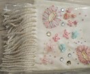 お好きな物に刺繍します 名前、ワンポイントアップリケ、リボン素材で刺すリボン刺繍など イメージ6