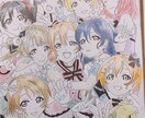 色紙を送る相手の好きなキャラクターを色紙に書きます 誕生日、サプライズ、記念日などなど イメージ1