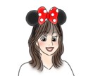 ディズニー風◎かわいい似顔絵を描きます SNSのアイコンやプレゼントなどに♡ イメージ3