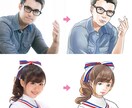 落ち着いた雰囲気の似顔絵イラストを制作します 鉛筆スケッチ+デジタル着彩＝やわらかな雰囲気 イメージ3