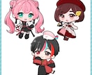 SNSアイコンに！かわいいちびキャラ描きます ＊ポップでかわいい2頭身デフォルメキャライラスト＊ イメージ3