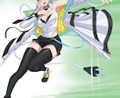 商用OK！女子イラストなんでも描きます 全身でもどんなポーズでも一律3000円！ラフ絵修正フリー！ イメージ2