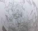 鉛筆画で好きなキャラクターを描きます 鉛筆画で描かれた手書きイラスト、1枚どうですか？ イメージ6
