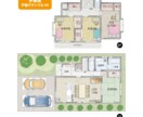 手書き風の間取り図を作成します 物件図面からマンションや戸建ての間取り図を手書風に作成します イメージ3