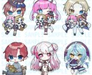 かわいいデフォルメイラスト承ります ミニキャラのイラストオーダー承ります！ イメージ2