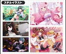 商用・グッズOK！キャラクターイラスト承ります SDキャラ・立ち絵・一枚絵・歌ってみた・MVお任せください！ イメージ8