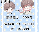 リピーター様専用！差分の作成致します 表情差分・ポーズ追加などこちらにてご相談下さい！ イメージ4