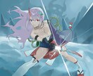 アイコンから一枚絵まで素早くお届けいたします 幅広い絵柄で魅力的なイラストをお届け！ イメージ5