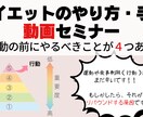 ダイエットのやり方・手順を教えます ダイエットで何度もリバウンドしている方向け イメージ1