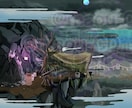 背景イラストでゲームなどの世界観デザインをします コンセプトアートでオリジナルの世界観を作ります 屋内/屋外可 イメージ3
