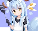 可愛い女の子の一枚絵描きます 寒色系に特化した色使いが得意で、幼めなのが特徴です イメージ2