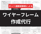 WEBサイトのワイヤーフレーム作成します 成果重視型のHP・LPの構成（ワイヤーフレーム）作成を代行 イメージ1