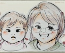 柔らかい印象で似顔絵を描きます ウェルカムボードやインテリア、端末壁紙等でご利用頂けます。 イメージ3