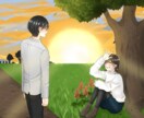 動画/個人鑑賞用/SNSヘッダー用イラスト描きます 用途やイメージに合わせてイラストを作成します! イメージ6