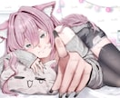 商用費込み！一枚絵イラスト描きます 可愛い女の子から華やかな衣装まで心を込めて丁寧にお描きします イメージ4