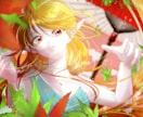 精霊・天使・あやかし――幻想世界を一枚に描きます 心に残る幻想風景と、魅力的な空想キャラクターをお届けします イメージ5