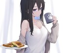 Vtuberなどの可愛いキャラクターを描きます 動画や配信のサムネイルなどに使用できるイラストを描きます イメージ2