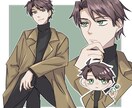 人物イラストなんでも描きます アニメ塗りの簡単な背景のキャラクター絵を早期納品します イメージ1