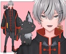 カッコイイ男性Vtuberモデル制作します キャラデザからモデリング一括無料修正アフターフォロー込み イメージ5