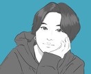 リアルで落ち着きのあるモノクロの似顔絵を描きます 色を付けずにあえてシンプルに！上品で優雅な雰囲気です イメージ2