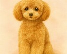 あなたの、かわいいペットをイラストにします 8月限定価格！追加オプションで「インテリア」にも！！ イメージ2