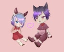 アイコン、夢絵、お描きします ご希望に沿った可愛いキャラクター描きます！ イメージ3