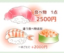 ぷにっふわっ！かわいい食べ物イラスト描きます 商用OK！ブログの挿絵やアイコン、ワンポイントにオススメです イメージ6