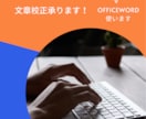 文章校正でのダブルチェック承ります OutlookWordやコピペチェックを使ってのお手伝い。 イメージ1