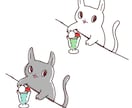 商用OK◎かわいいタッチでイラスト描きます 可愛いイラストで個性を出したい方へ イメージ5