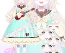 Vtuber向けLive2Dモデル制作いたします ＊キャラデザからモデリングまで可◎IRIAMやTRPGにも！ イメージ3