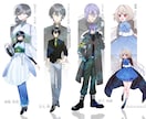ゲーム、配信、TRPGなどの立ち絵をお描きします あなたの創作キャラクターを制作します！差分も追加可能！ イメージ9