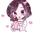 ゆるふわデフォルメ♪キラキラのイラスト描きます 名前入りで世界にひとつだけ♡とびっきりかわいいイラスト♪ イメージ2