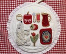 ペットのお顔のブローチ作ります 美大在学中です。デッサン力を生かして丁寧に刺繍します。 イメージ3