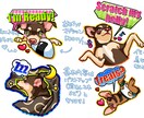 ポップで可愛いペットの似顔絵を描きます ステッカーやアイコンにピッタリ！アメコミ風のカラフル似顔絵！ イメージ2
