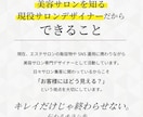 3名様限定半額｜美容サロン専門チラシを作成します 現役サロンデザイナーが集客目線でご提案 イメージ4