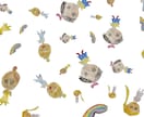 お子さまの絵をデザインペーパーにします 思い出の絵をそのままにしておくのはもったいない イメージ1
