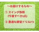 スイング動画からあなたに最適なドリルを提案します PDF1～3ページ｜課題1点＋練習ドリル1つをお届けします イメージ2