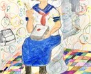あなたの似顔絵を元にアナログイラストにします 普通の似顔絵イラストでは満足しえない方へ イメージ9