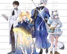 立ち絵やキャラデザを制作します 三面図や武器デザインなども対応可能です イメージ3