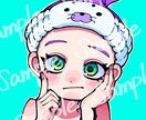 ポップな女の子のイラスト描きます SNSアイコン用のオリジナルイラストを作成します イメージ5