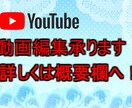 Youtube用動画編集します あなたの「めんどくさい」承ります！ イメージ1