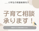 小学生の保護者様向けのご相談承ります 日本や北欧の教育、凸凹子育て等様々な経験からお聞きします! イメージ1