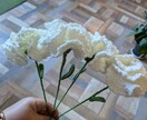 編み物でお花の制作します オンライン編み物教室〜お花モチーフを一緒に編みましょう〜 イメージ2
